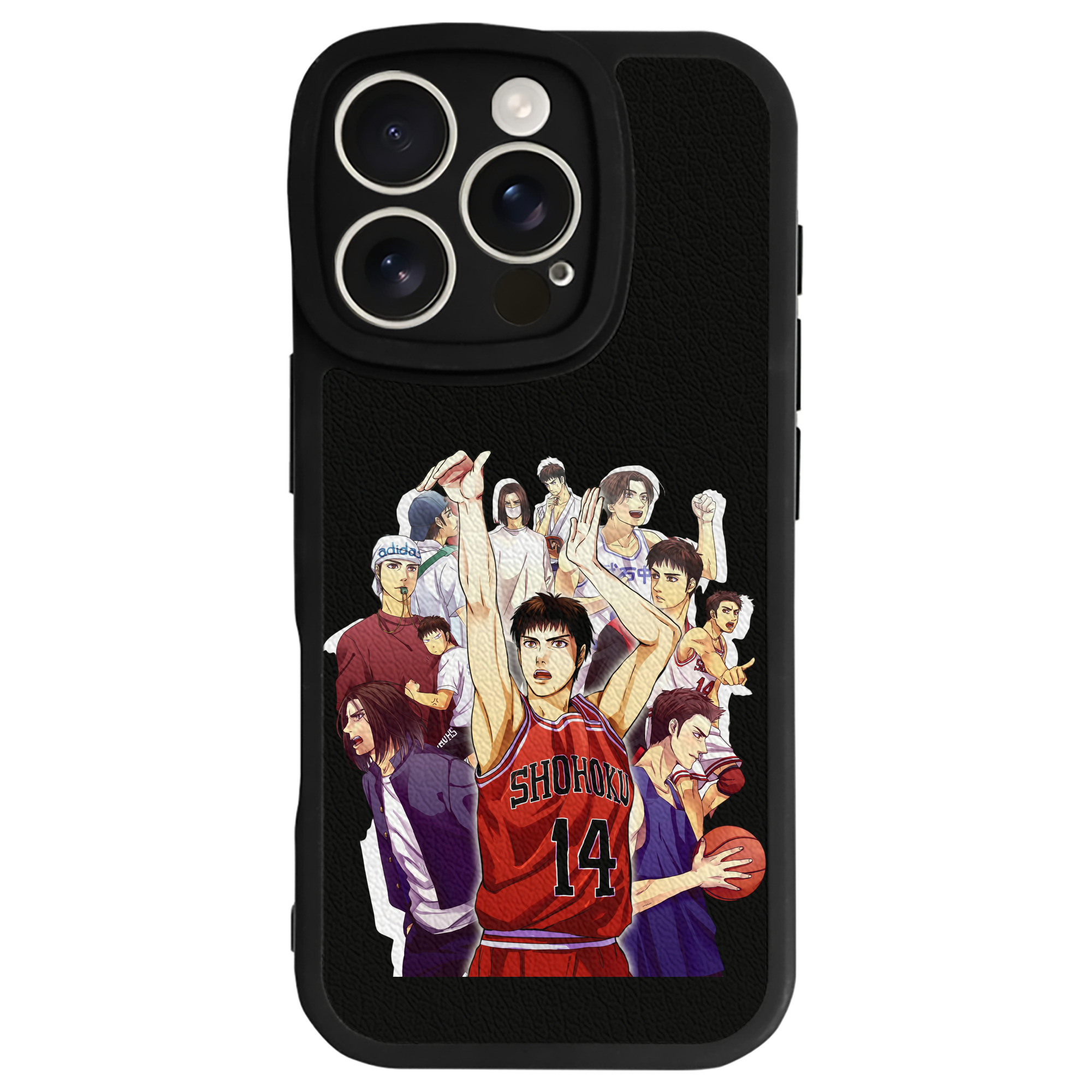 （画像用） SLAM DUNK／スラムダンク 【iPhone 16シリーズ対応】シリコンスマホケース（レザー調） 材質：シリコン